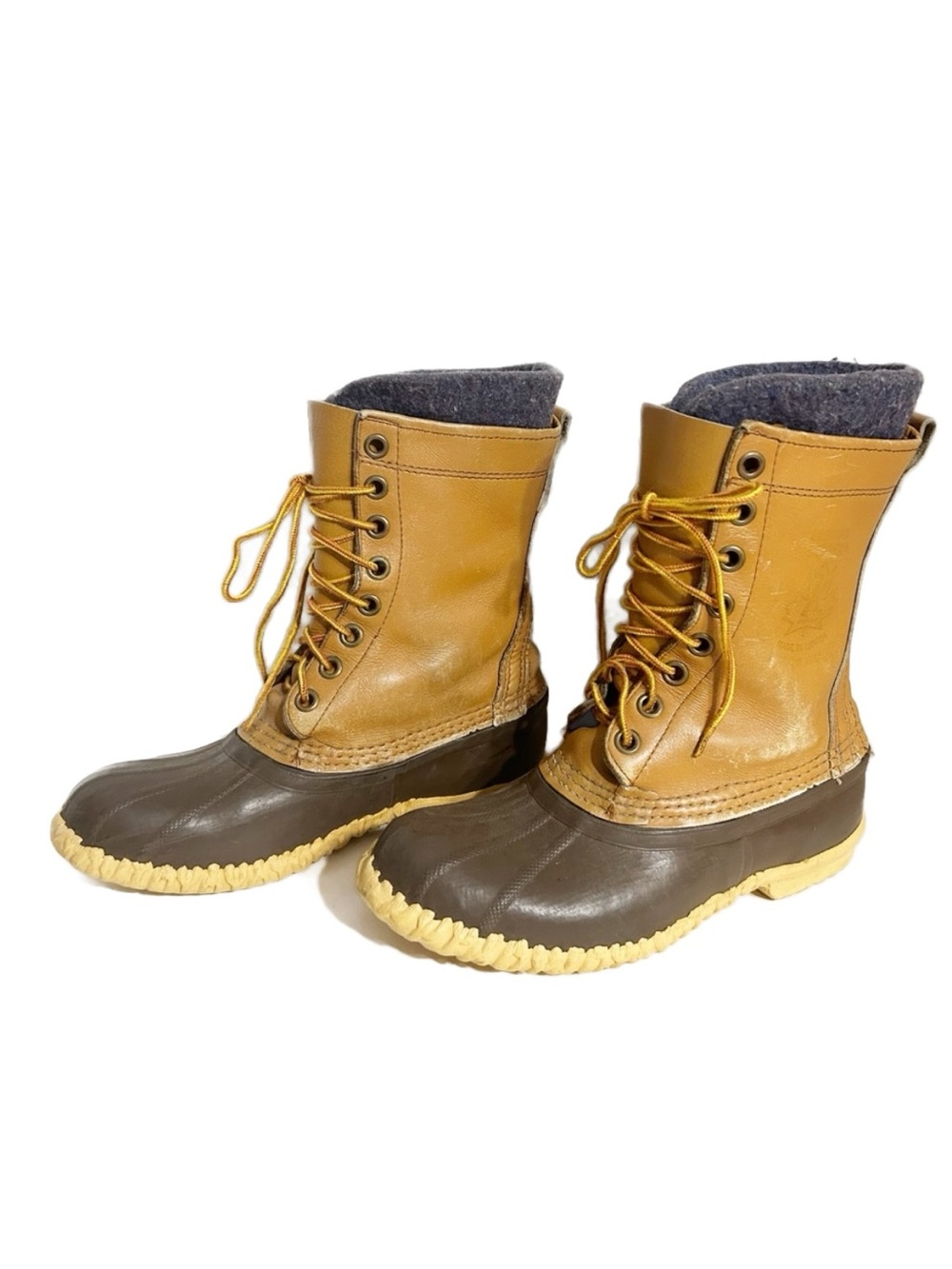Vintage Sorel Saguenay Kaufman Waterproof Duck Boots Lace-Up Men’s Size 9 Canada